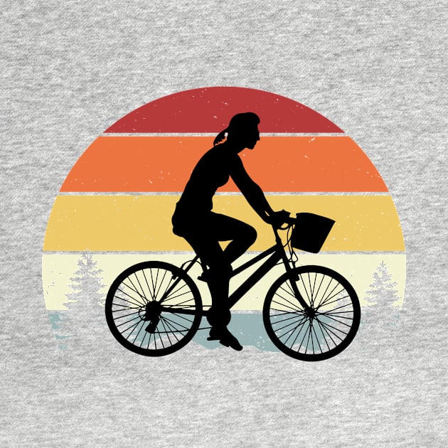 Cyclist vintage retro sunset style by GameOn Gear